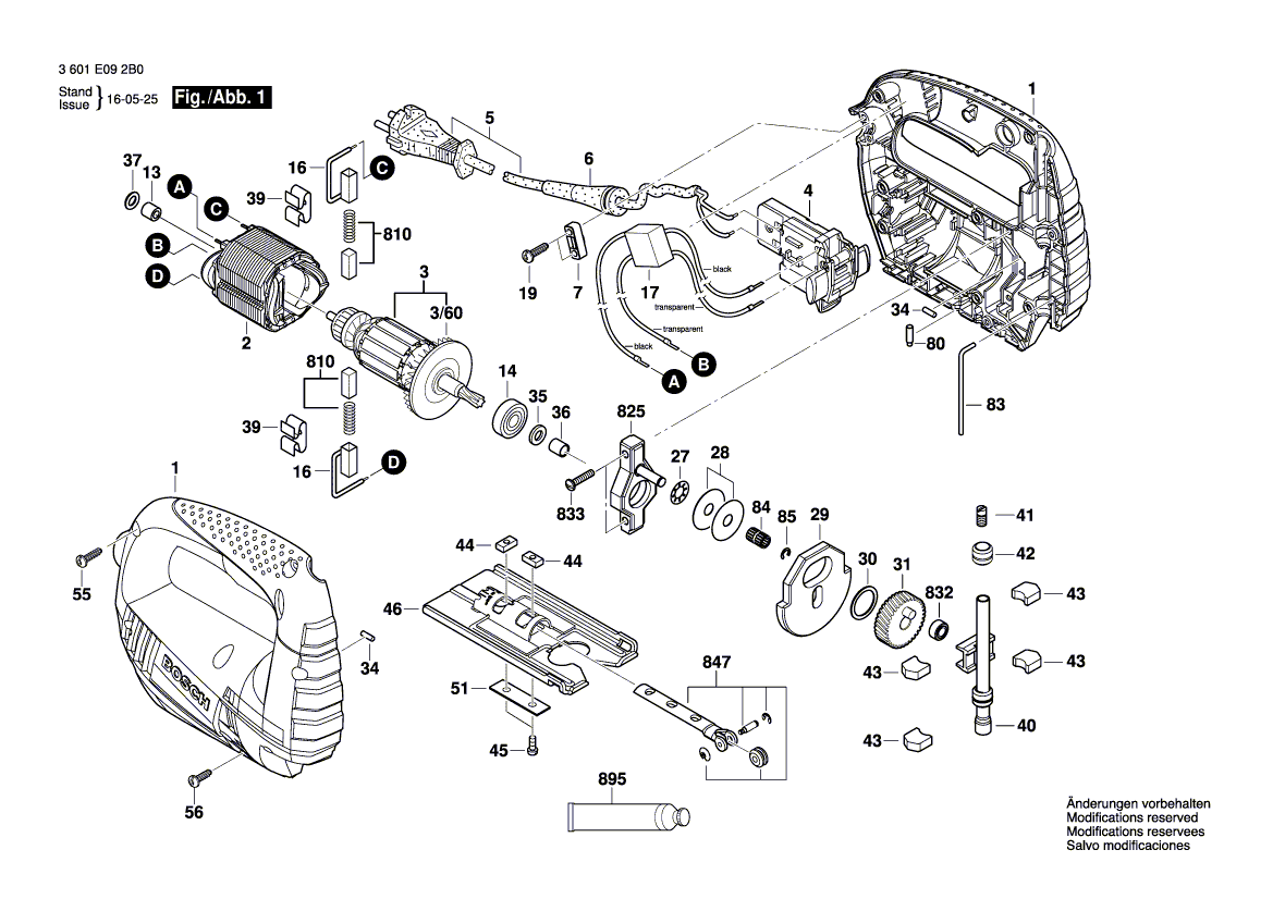 NOUVEAU BOSCH BOSCH 1619P10206 MOTEUR