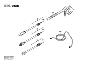 New Genuine Bosch F016F03548 Jet nozzle