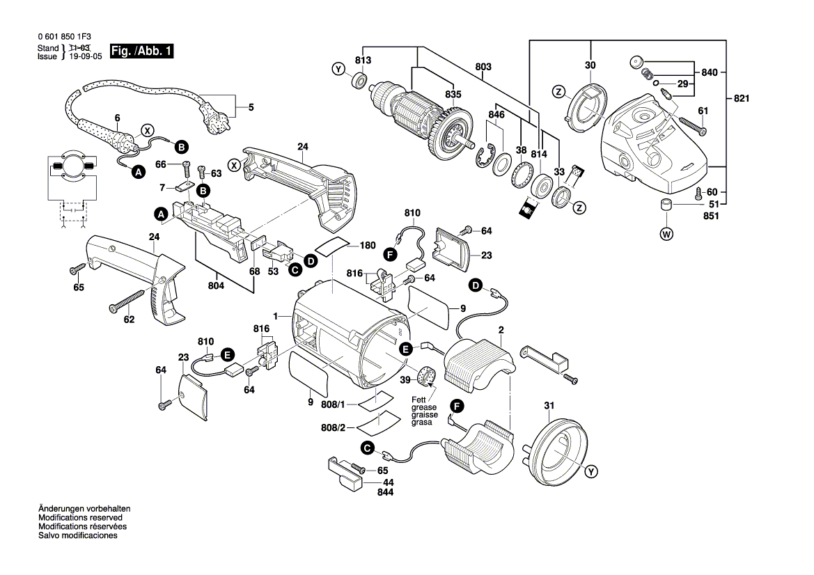 Ny ekte Bosch 1605190068 Socket Housing