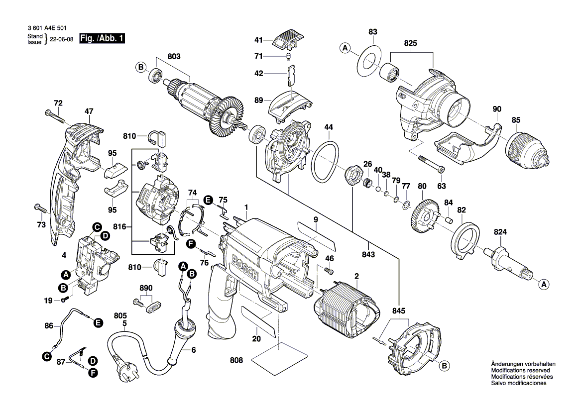 Nouvelle véritable plaque signalétique Bosch 160111A9N4