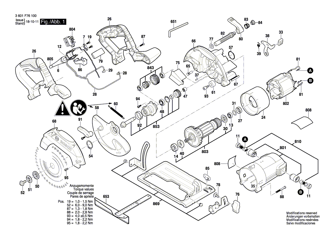 Neue echte Bosch 1619p10134 Sicherheitsschutz