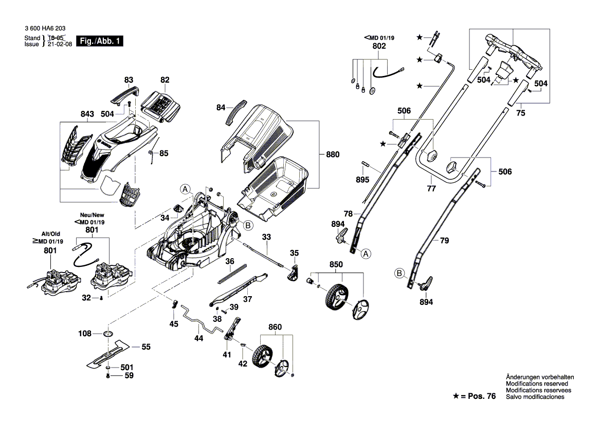 Neue echte Bosch F016F04722 Kabeleinheit