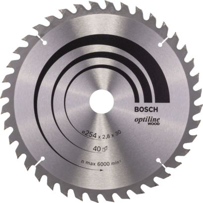 New Genuine Bosch 2608640443 Optiline Wood Circular Saw Blade