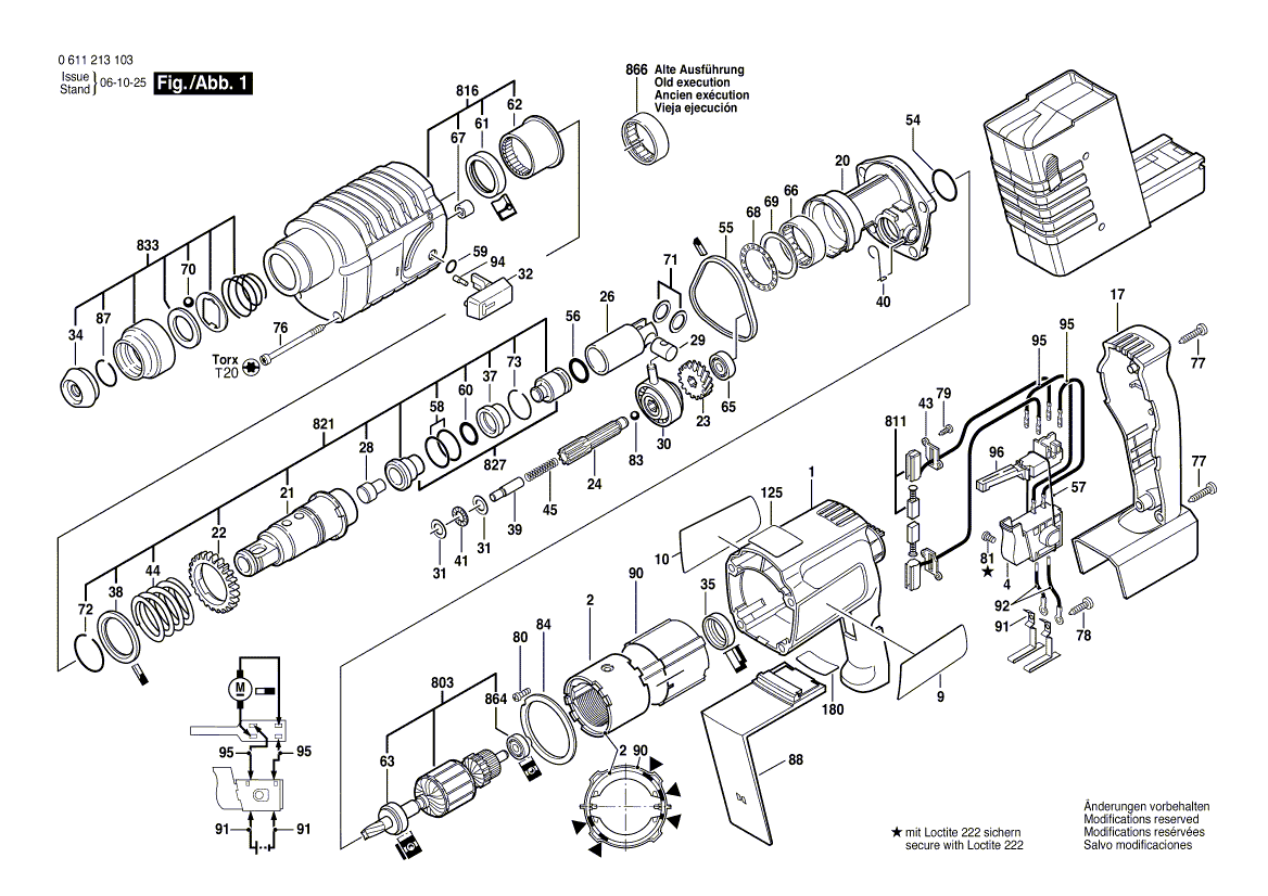 Neue echte Bosch 1611110730 Hersteller -Typenschild