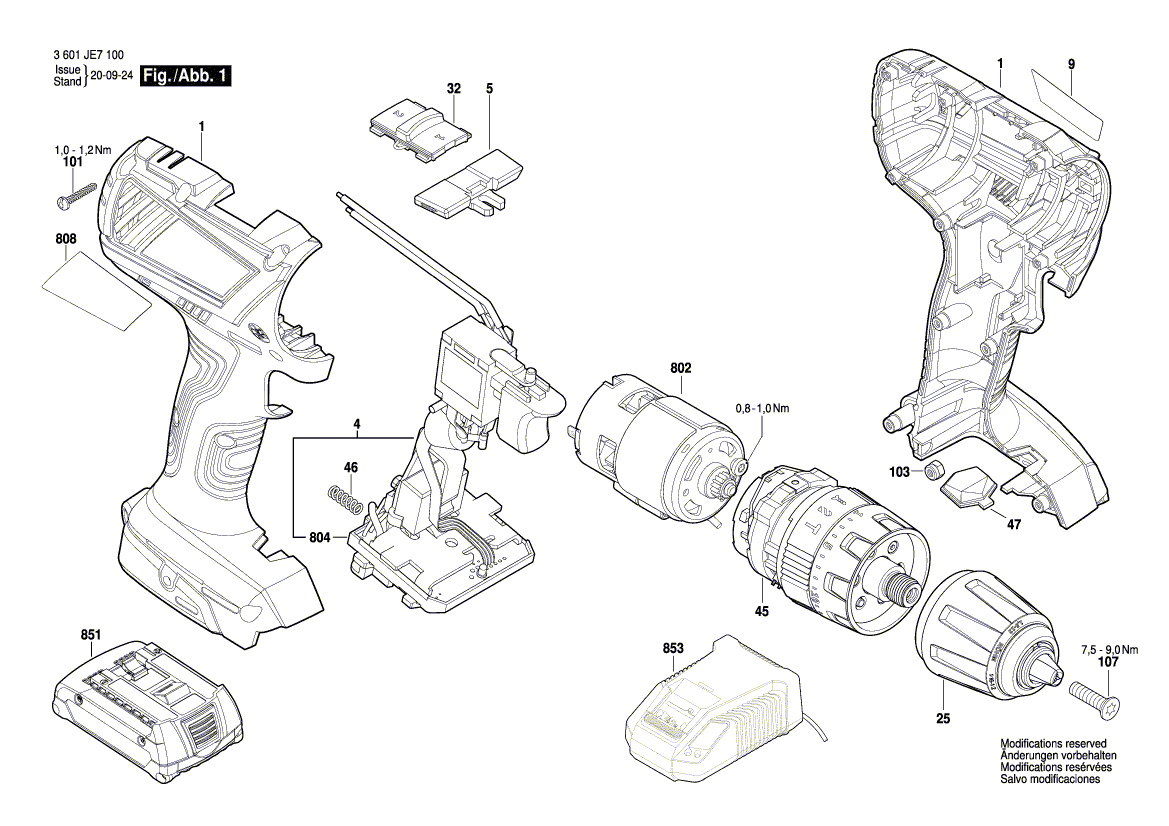 Neues echtes Bosch 1600A00Z0S -Typenschild