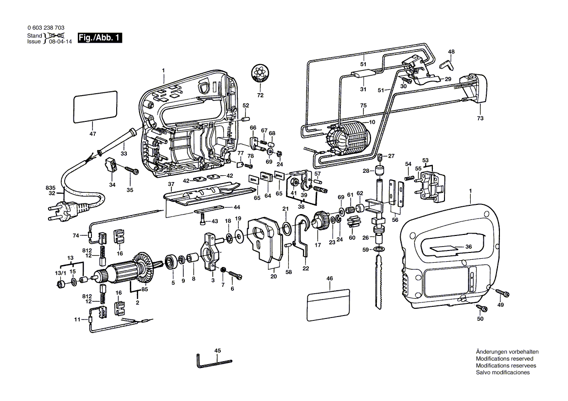 Neue echte Bosch 2601098005 Gegengewicht