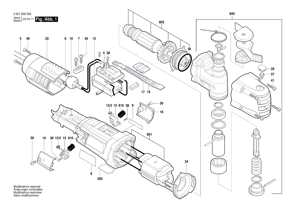 Neues echtes Bosch 2601112119 -Typenschild