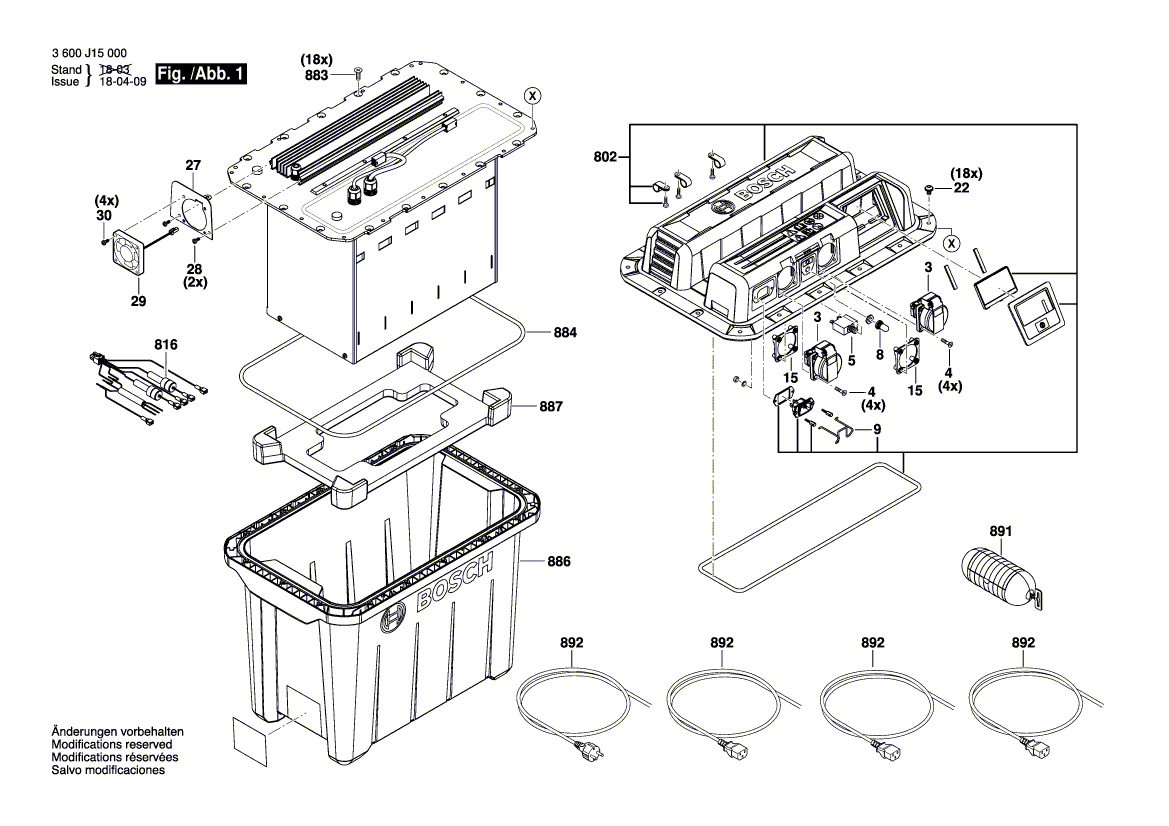 Новый подлинный винт Bosch F016L77229