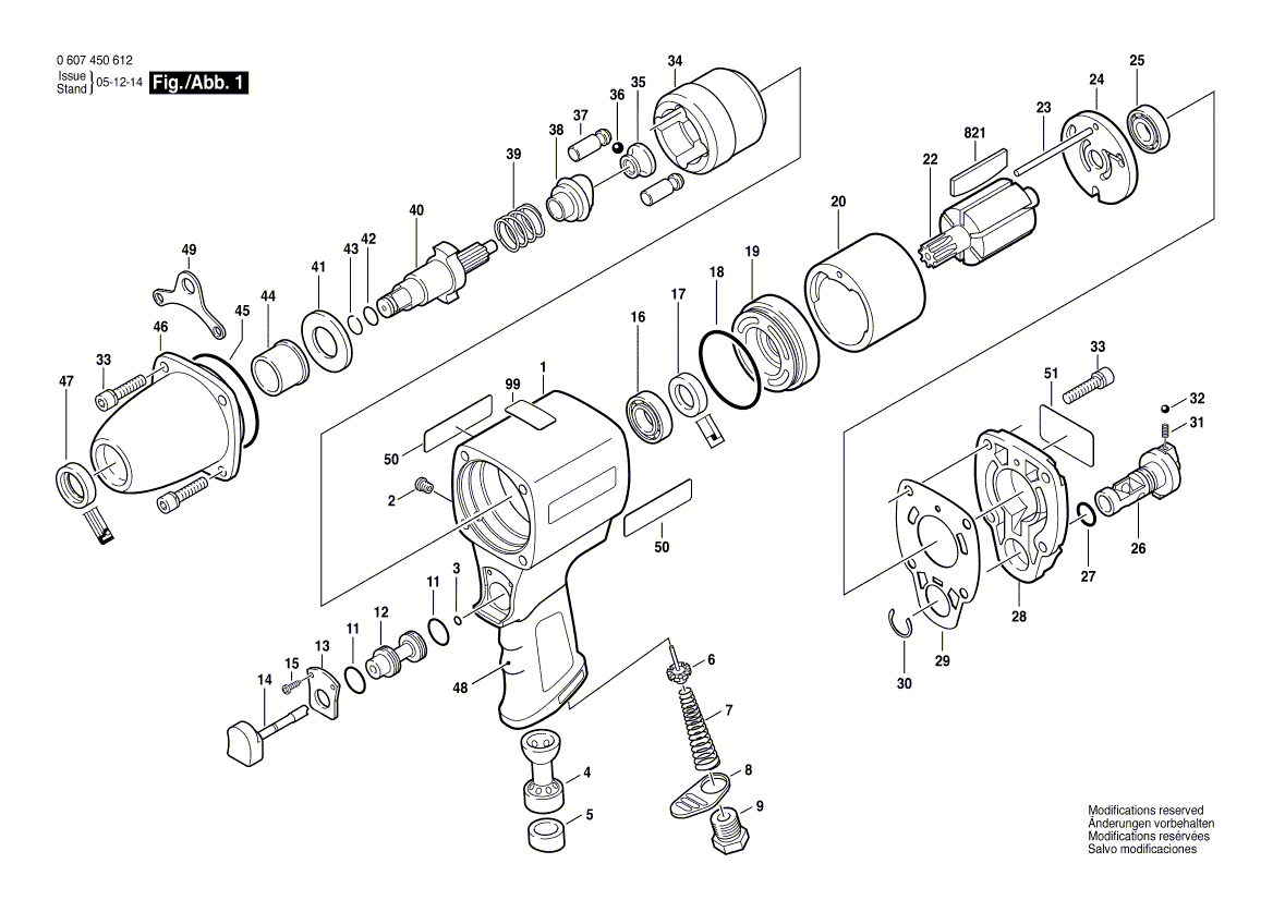 Ny ekte Bosch 3609202761 Spring Ringing Ring