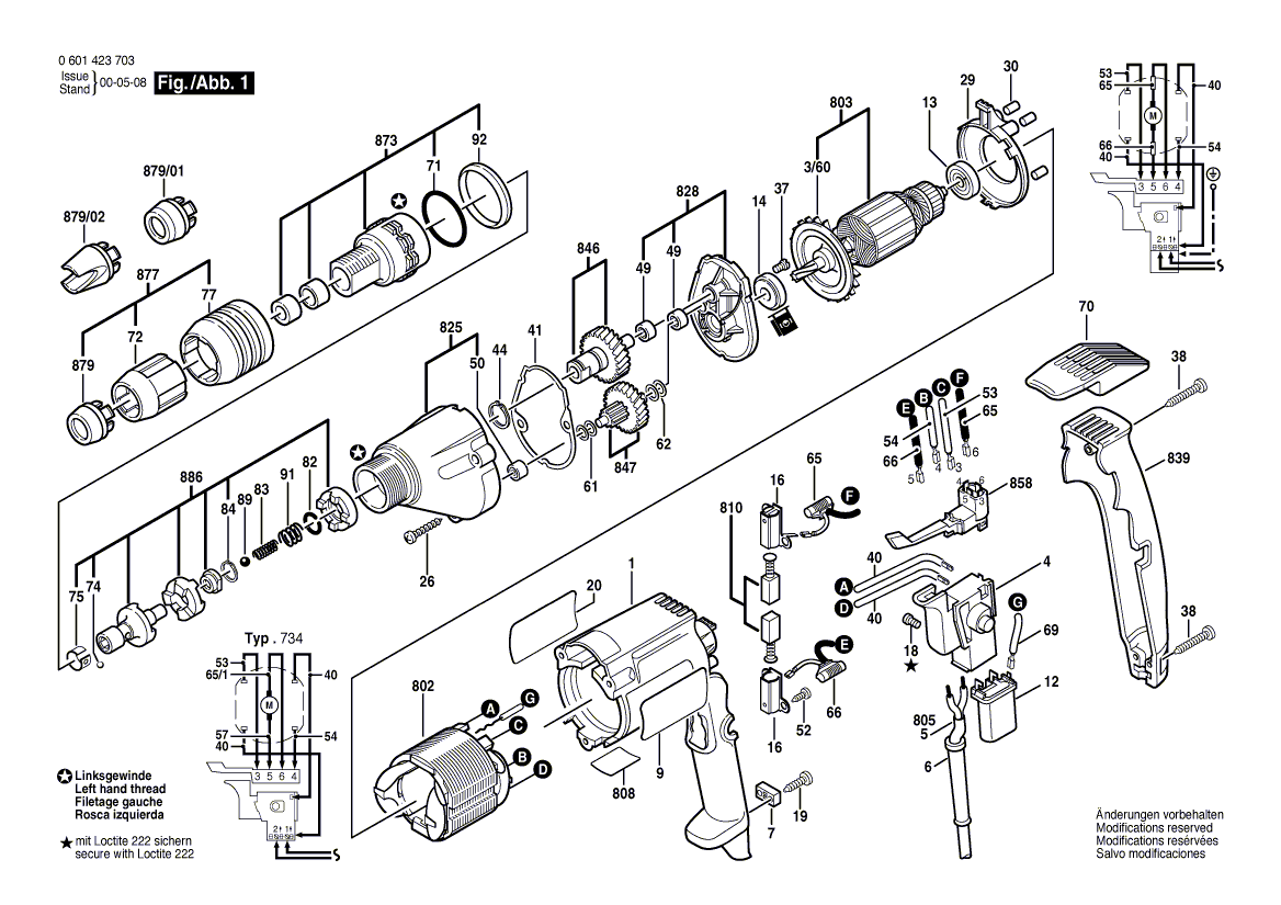 Neue echte Bosch 2604010739 Anker