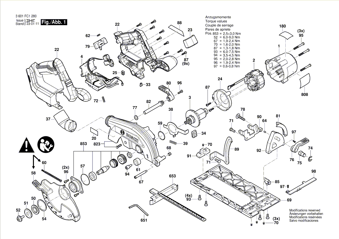 Neuer echter Bosch 1619p02796 Stützring