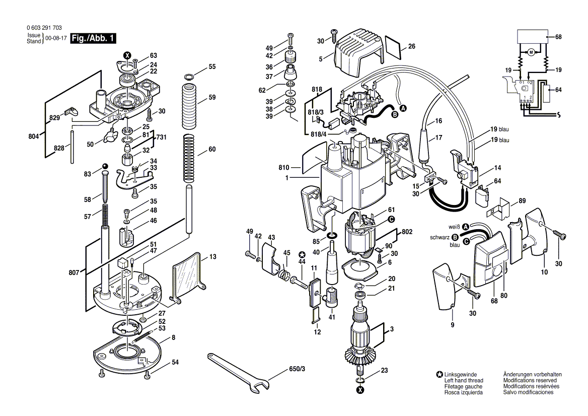 Neue echte Bosch 2610992432 Frühlingswaschmaschine