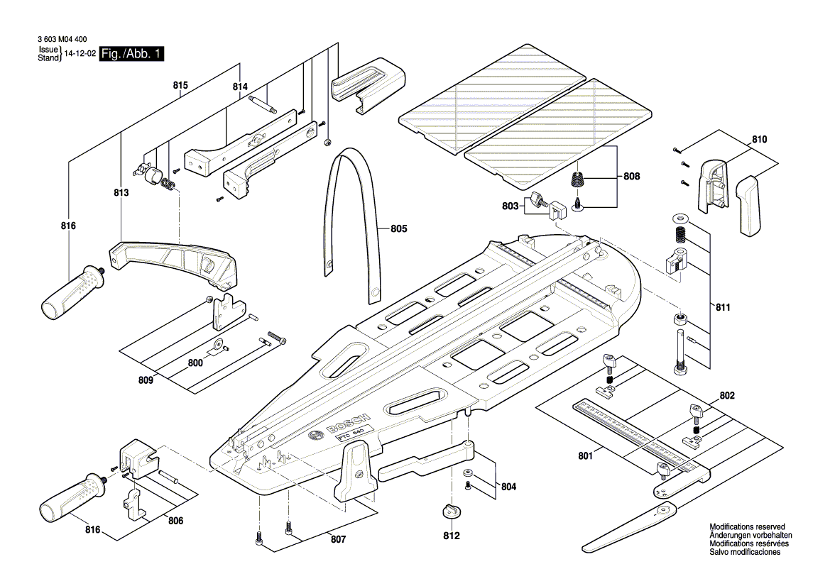 Nouvelle plaque de support Bosch 1600A0088W authentique