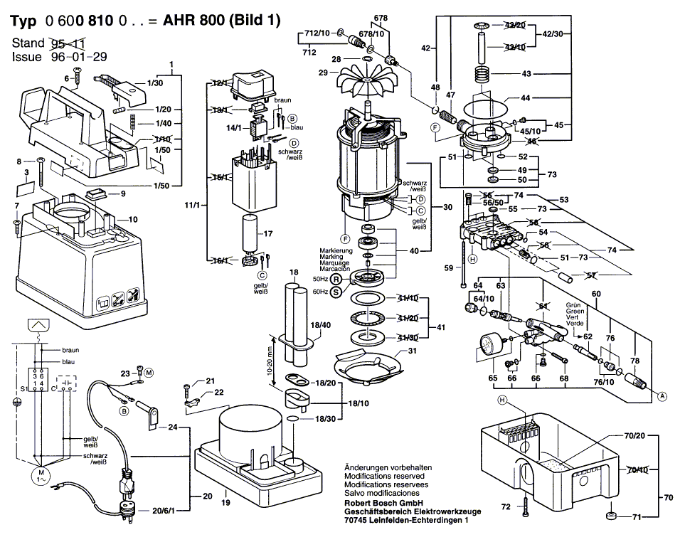 Neue echte Bosch 1609350034 Ventilgehäuse