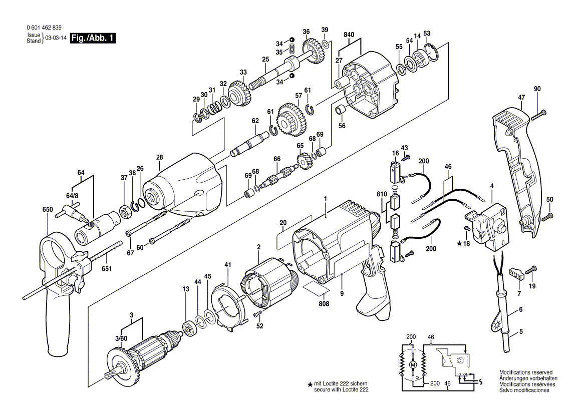 Neue echte Bosch 2601328033 Deckscheibe