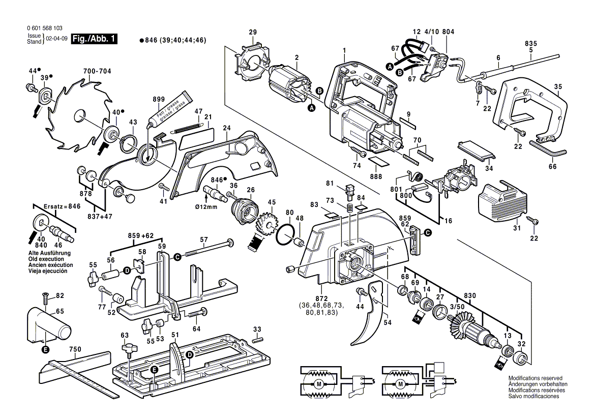 Ny ekte Bosch 1607000197 Deler sett