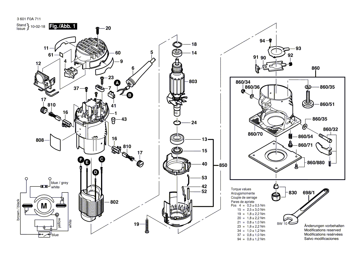 Новая подлинная кнопка Bosch 2609100248