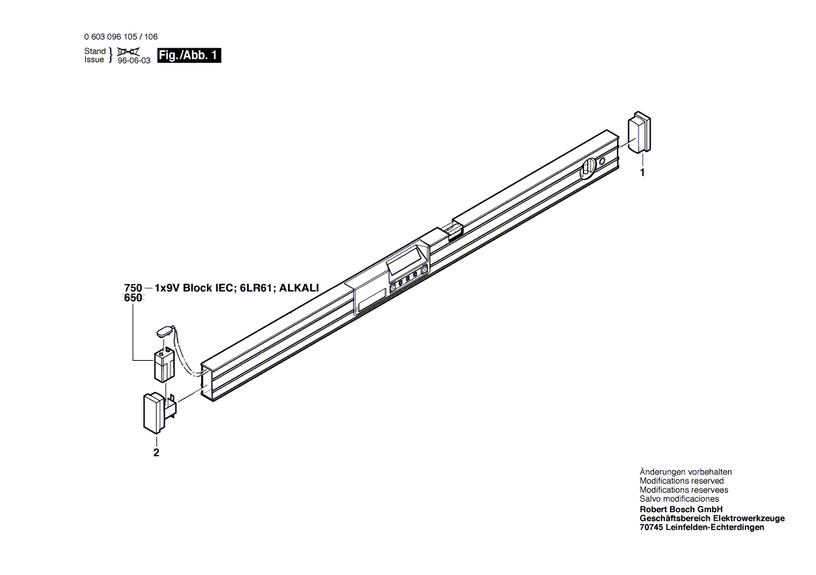 Nieuwe echte Bosch 1609203877 Sealing Cap