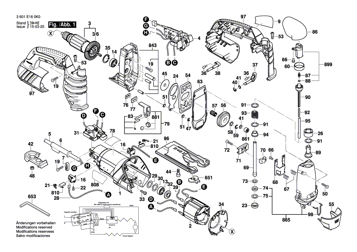 New Genuine Bosch 1619P08877 Nameplate