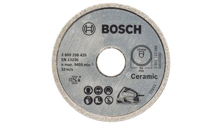 New Genuine Bosch 2609256425 Diamond Cutting Disc Standard for Ceramic Diamond