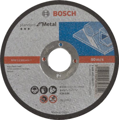 Новый подлинный Bosch 2608603164 Стандарт для резки металлического диска для небольшого угла