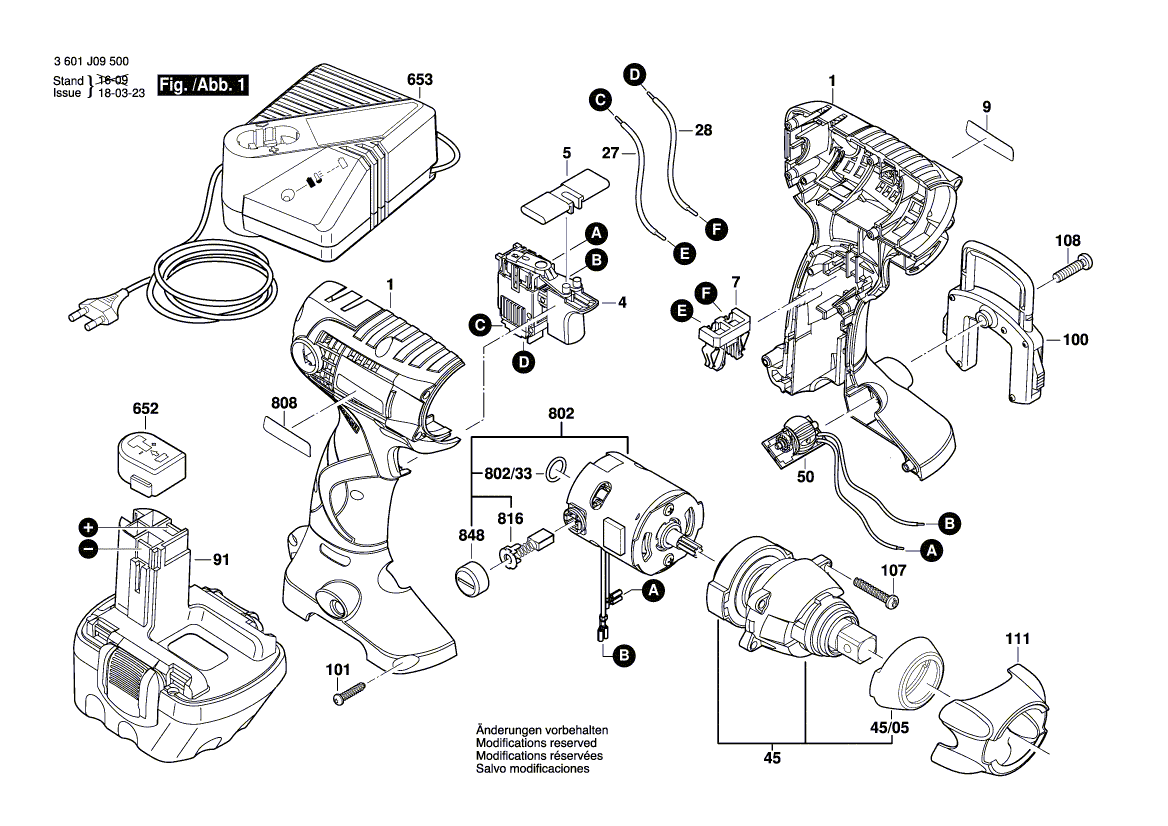 Nouveau véritable bosch 2609120147 Câble de connexion