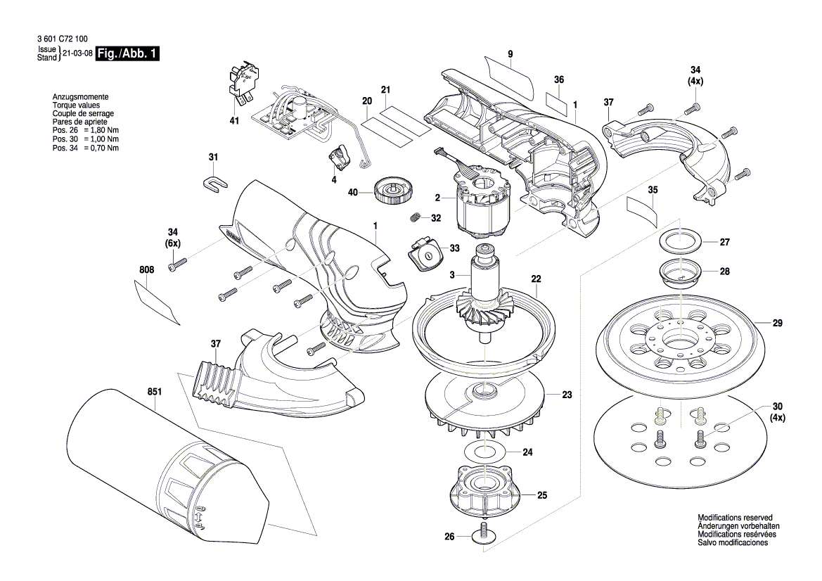 New Genuine Bosch 1619PB5554 Backing Pad