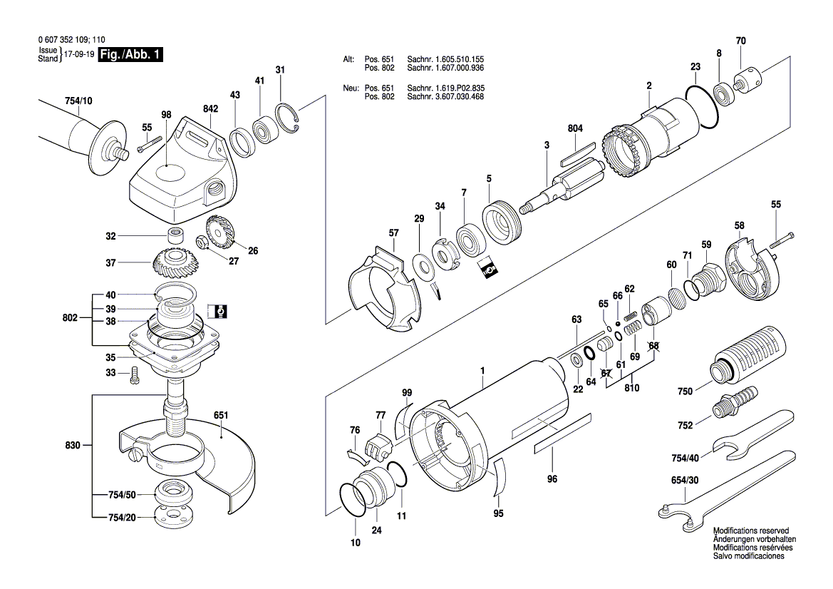 Nieuwe echte Bosch 3607000073 Silencer