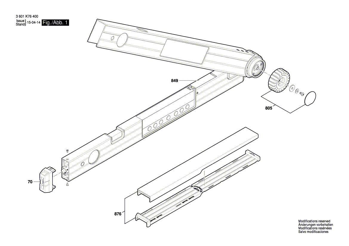 Ny ekte Bosch 1619pa8553 Batterideksel