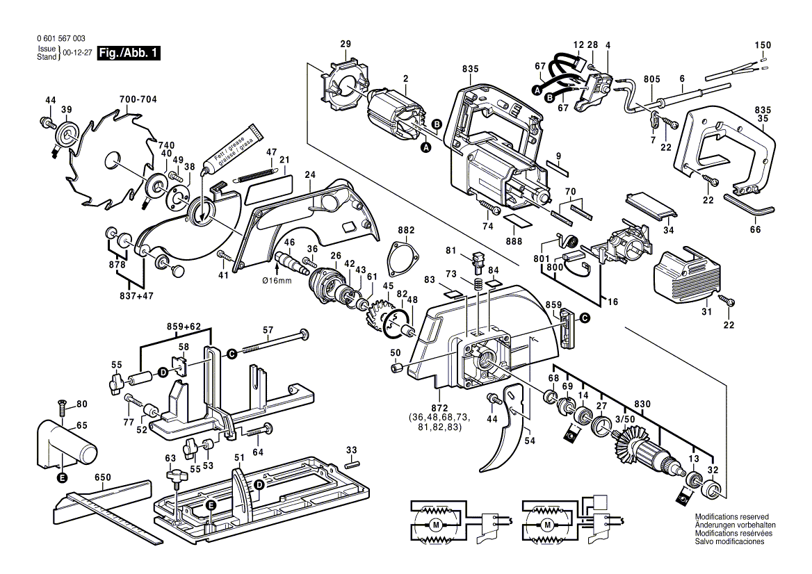 Nieuwe echte Bosch 1601110618 Referentieplaat