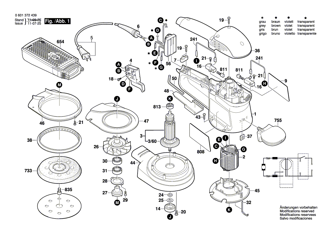 Nieuwe echte Bosch 2601115654 -naamplaatje