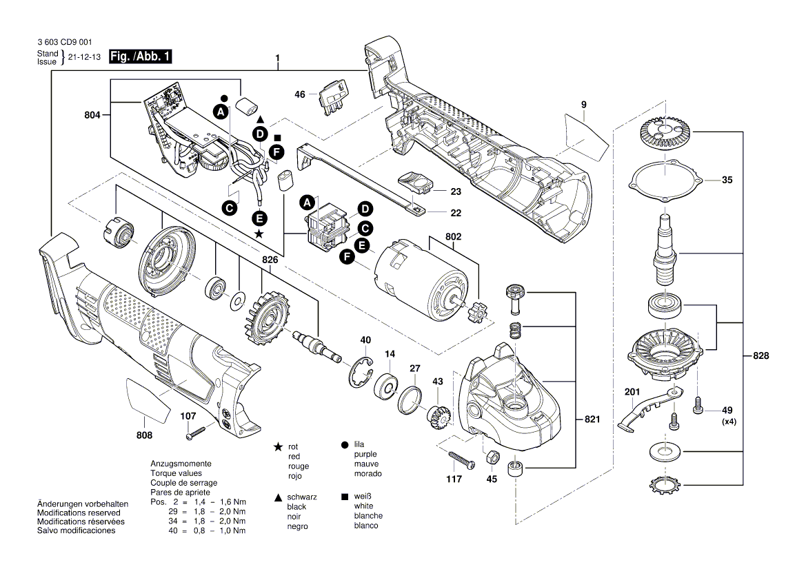 Nieuwe echte Bosch 160111A810 NAME TATTE