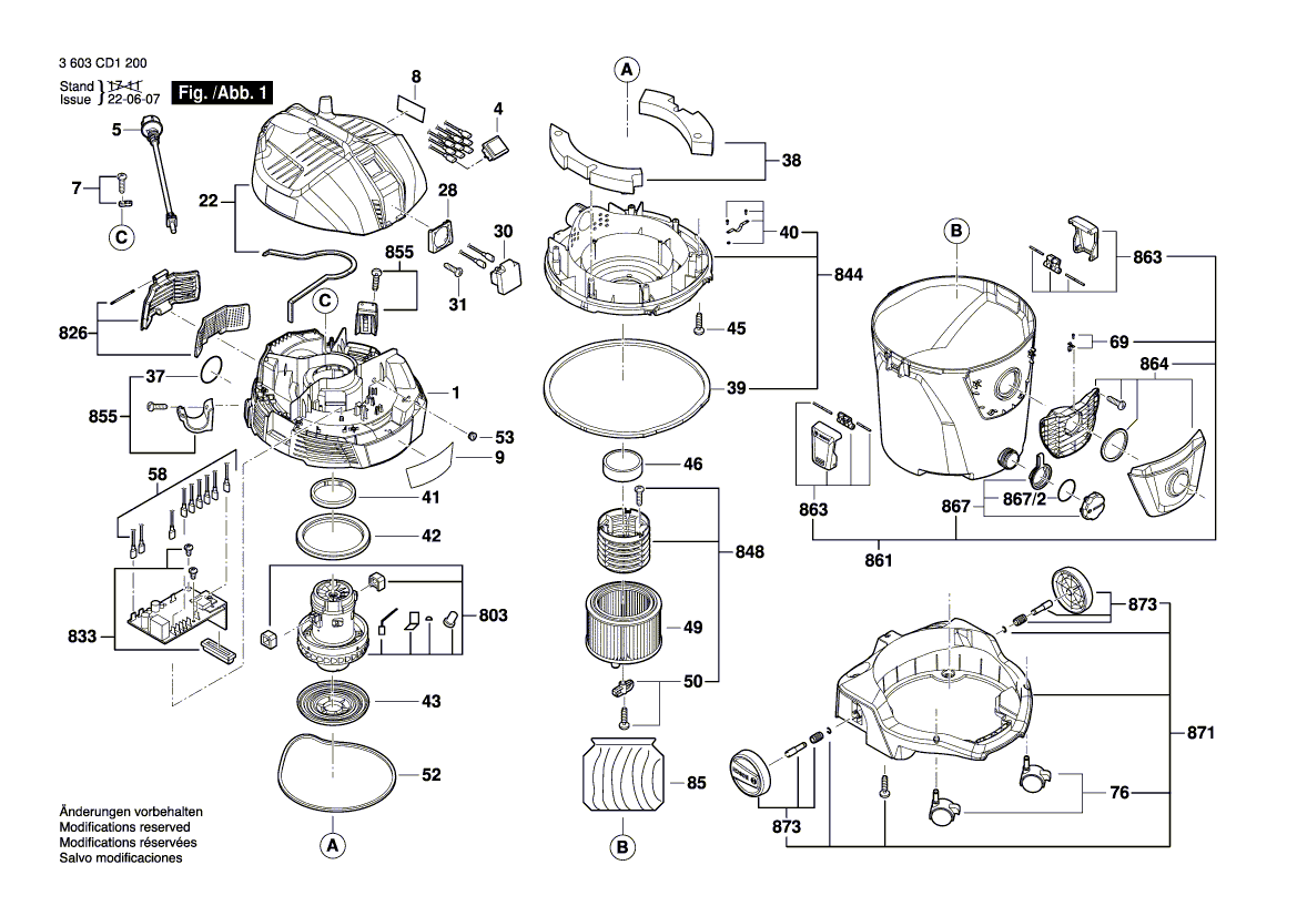 Новый подлинный Bosch 1619pb0871 Адаптер