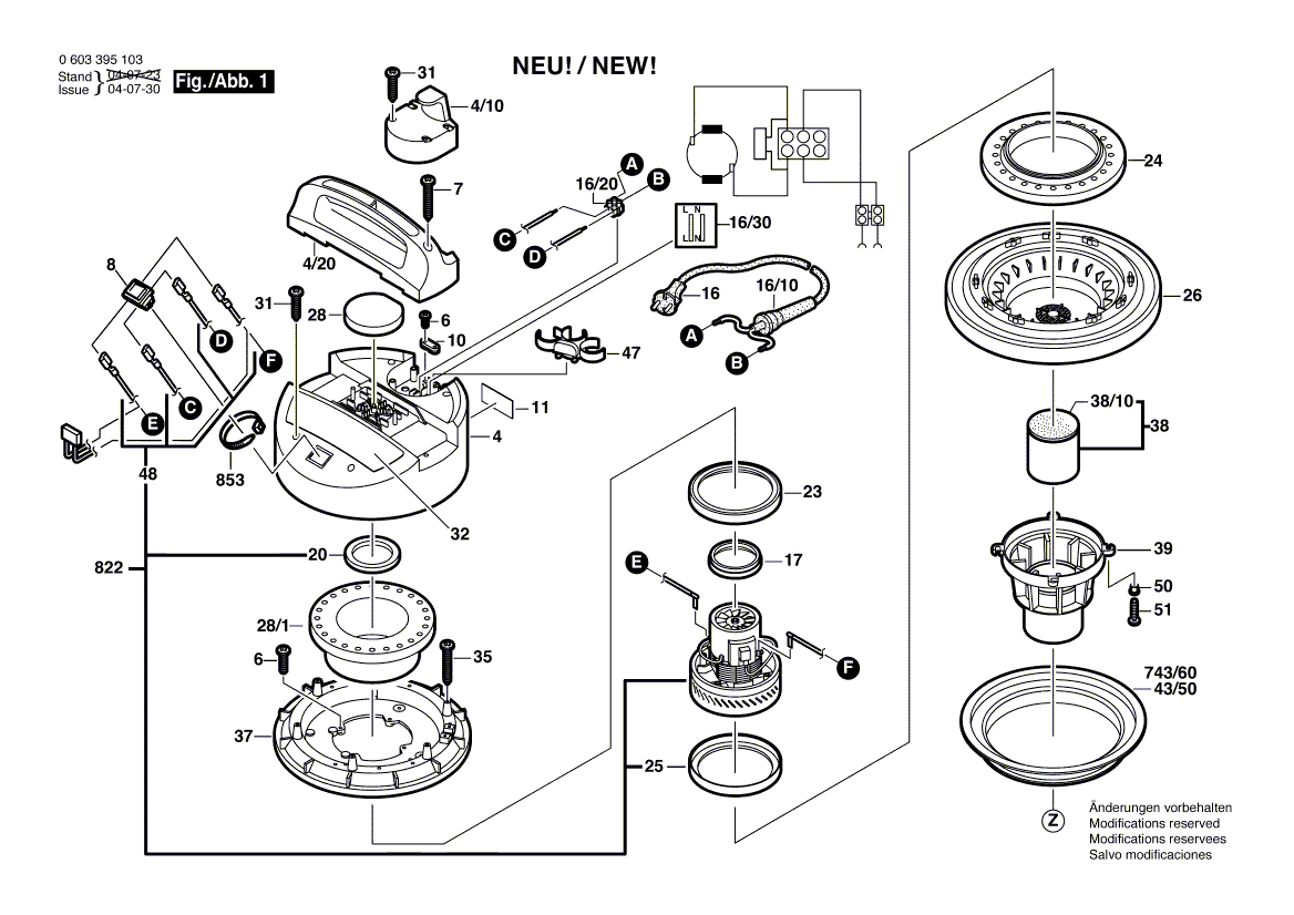 Neuer echter Bosch 1609203A33 Ein-Aus-Schalter