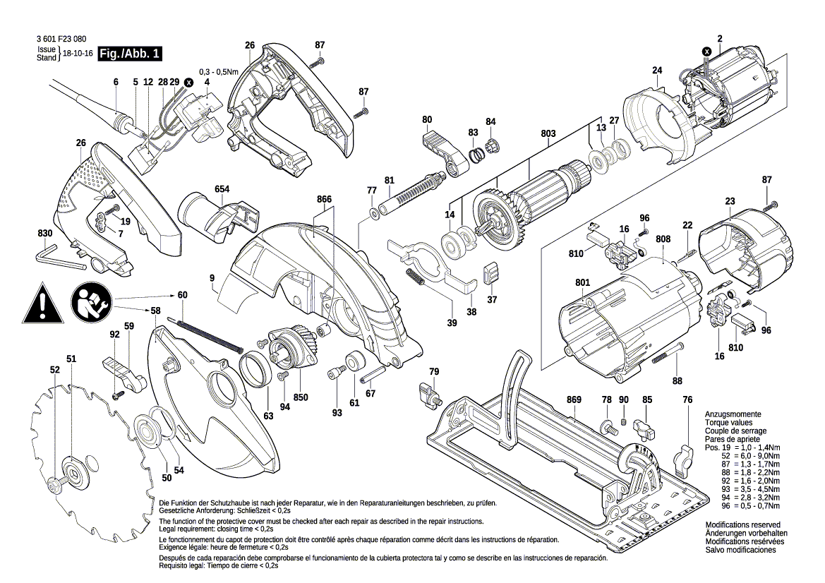 New Genuine Bosch 1619P06206 Switch