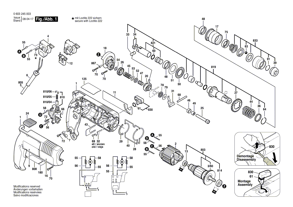 Neue echte Bosch 1610100605 Shim