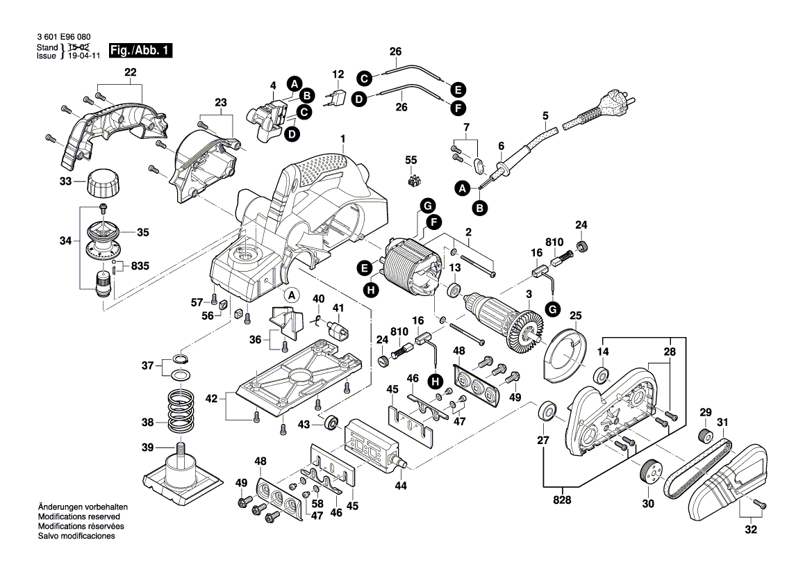 Nouveau kit de commutation Bosch véritable 1619pa7983