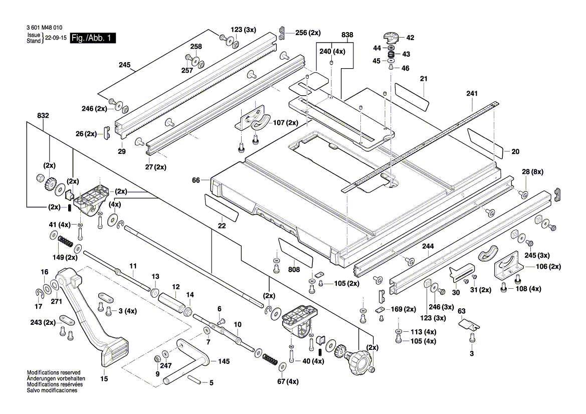 Neuer echter Bosch 1609b06913 Kombinationschlüssel