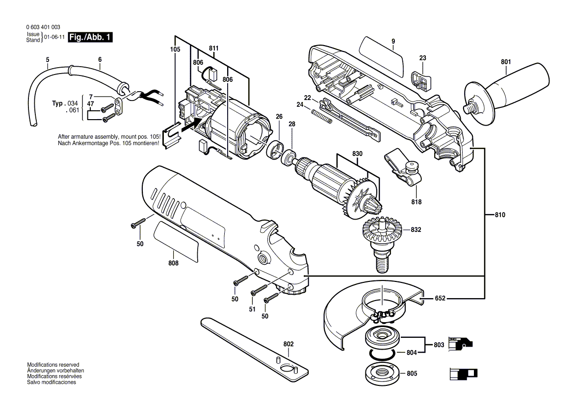 Ny ekte Bosch 1600591034 mellomplate