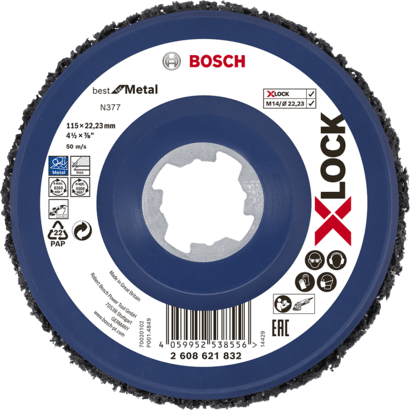 Новый подлинный Bosch 2608621832 x-lock очищающий диск N377 для небольшого угла