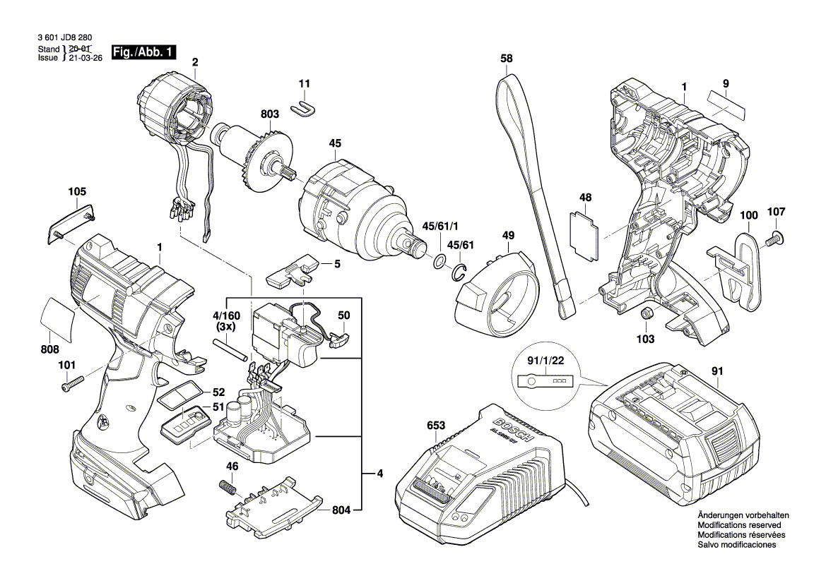 Новое подлинное кольцо Bosch 2609170204