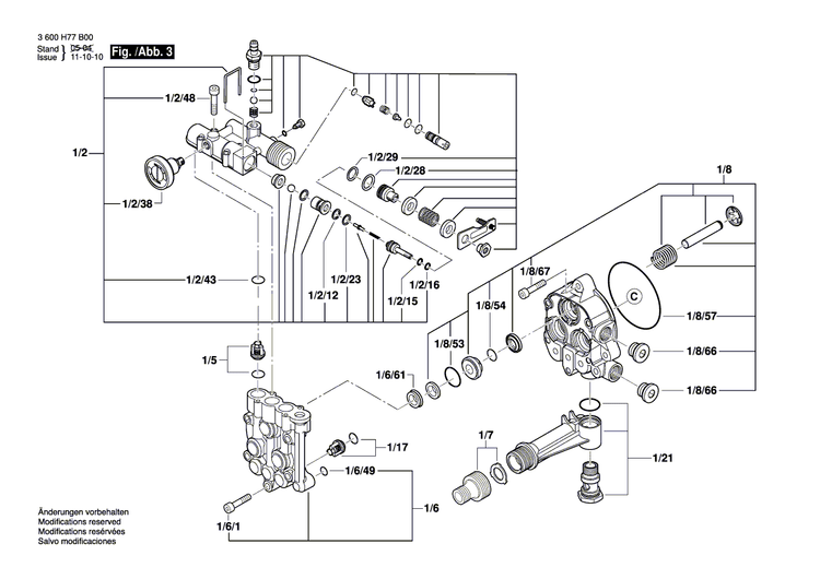 New Genuine Bosch F016F03574 Control Head