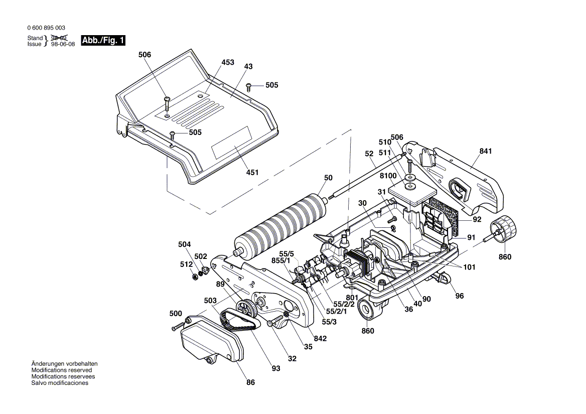 Neue echte Bosch F016102136 Seitenplatte