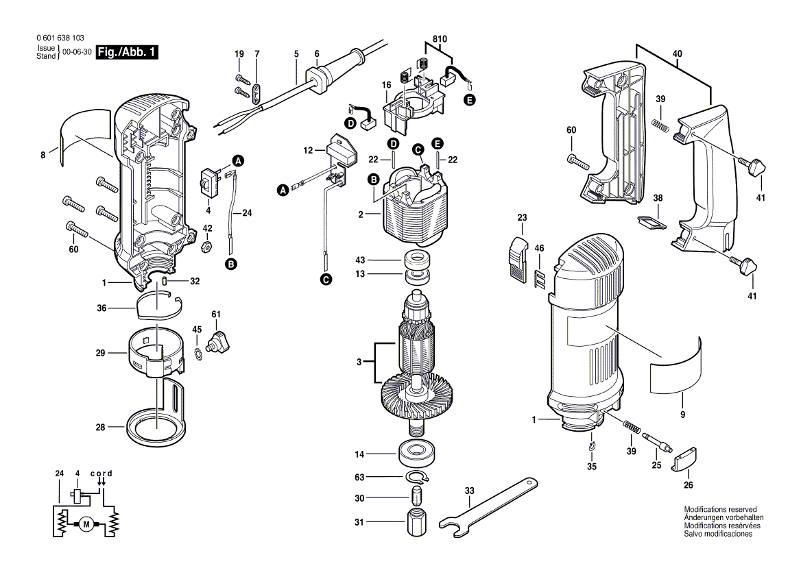 Neue echte Bosch 2610996225 Anker