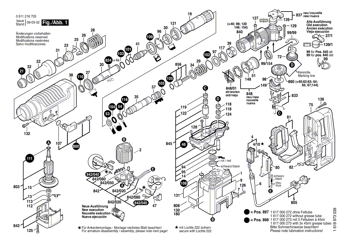 Ny ekte Bosch 1611030010 Klemplate