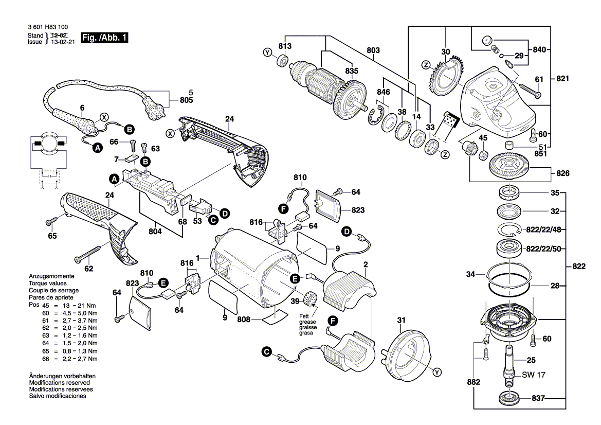 Neues echtes Bosch 1604220467 Feld