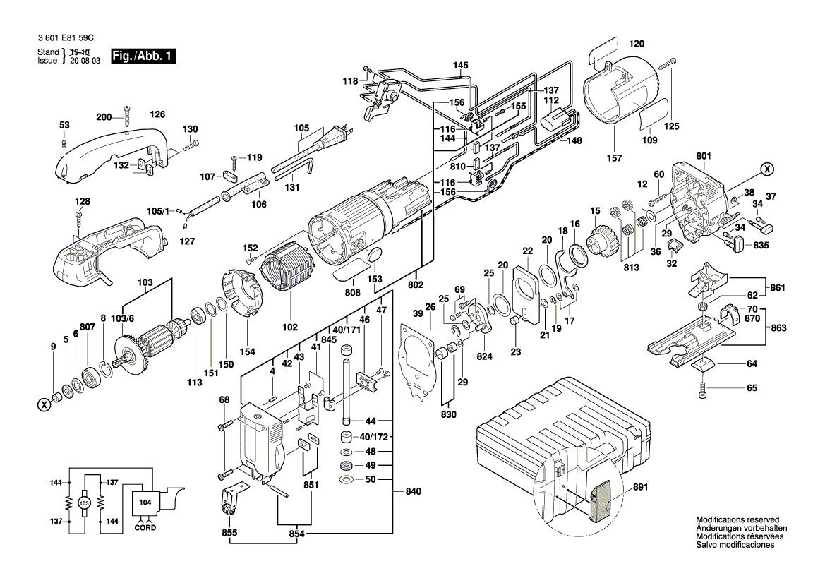 Новая подлинная Bosch 1619p00996 Armature