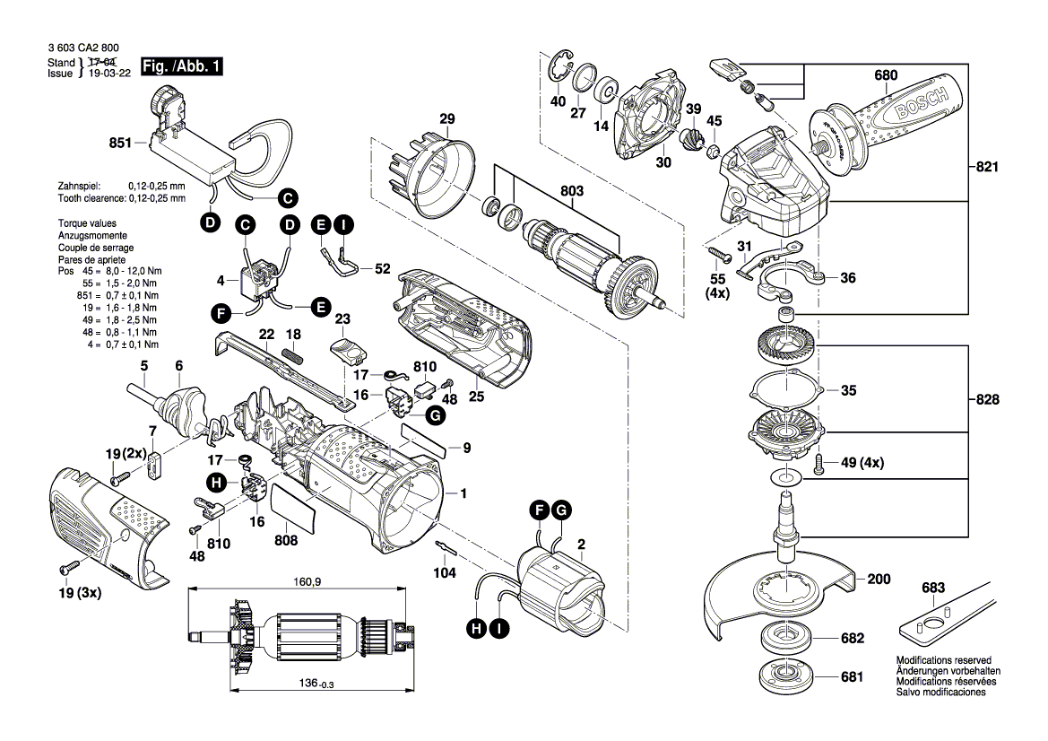 Nouvelle véritable plaque signalétique Bosch 160111A29G