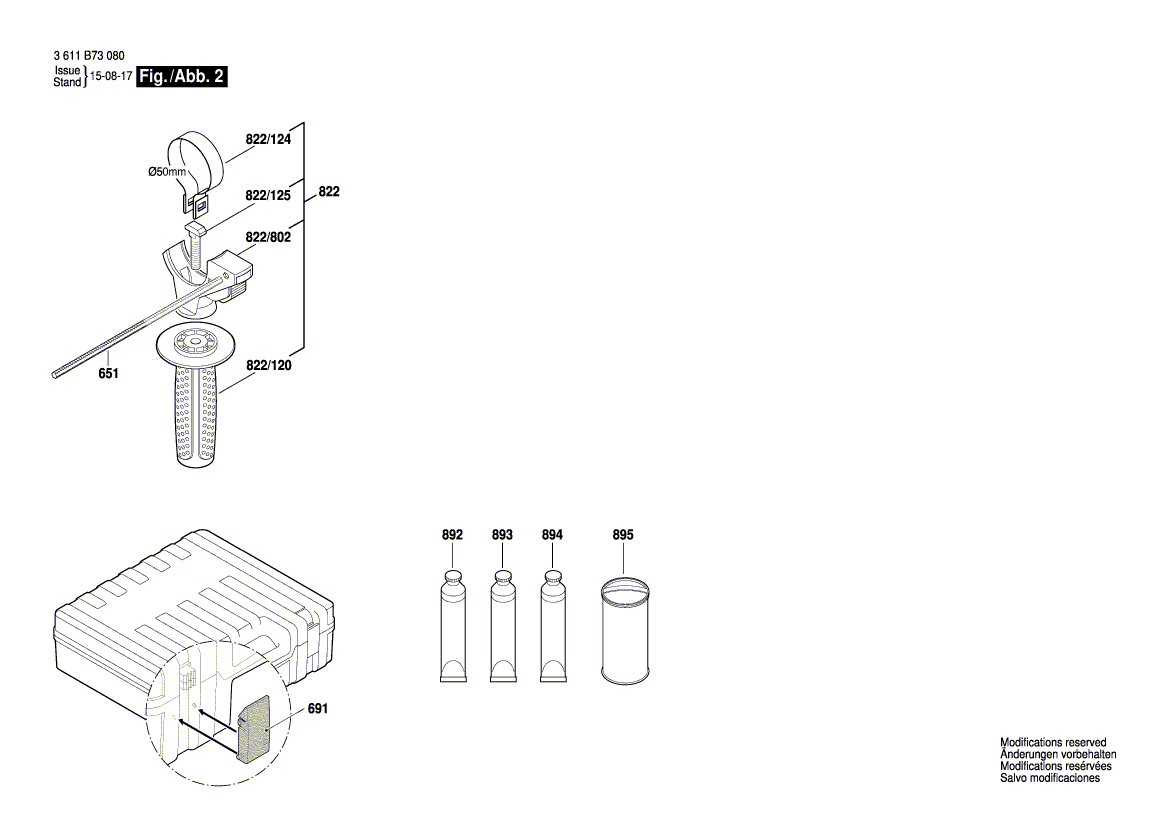 New Genuine Bosch 1619P13463 Gear Housing