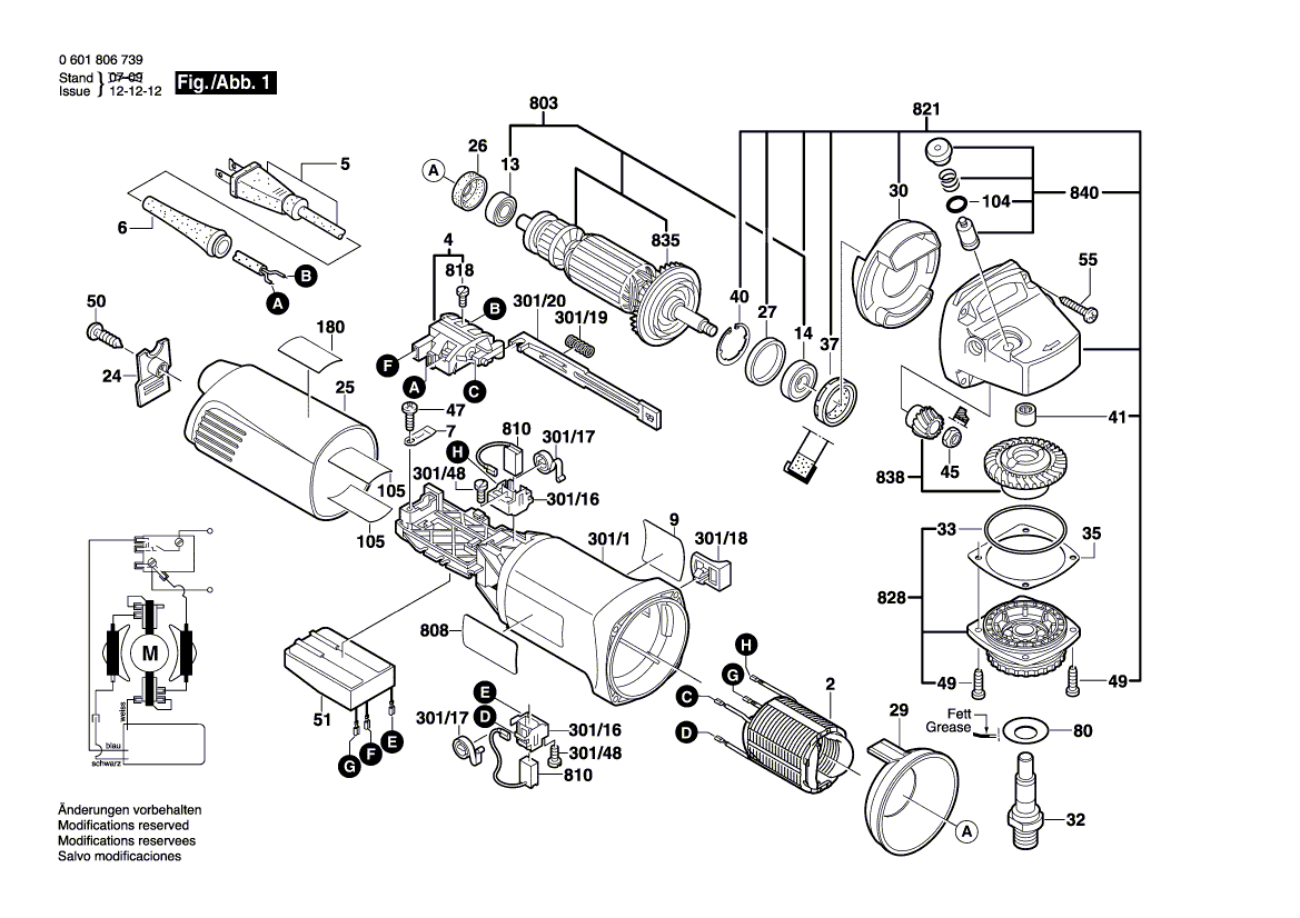 Nouveau véritable couverture de protection Bosch 1605510308